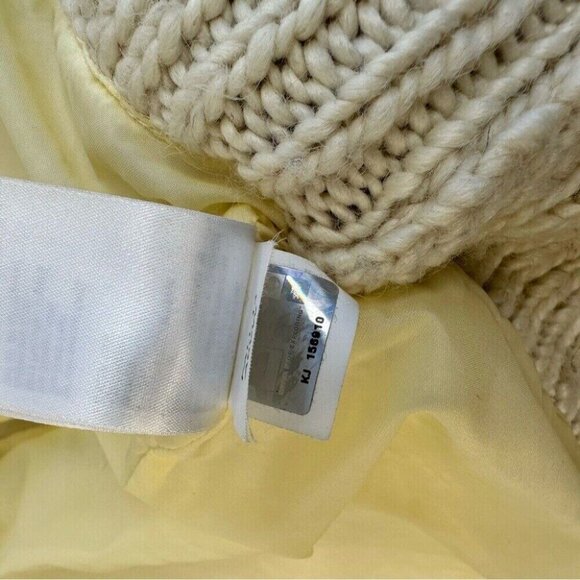 The North Face Men’s Cream Y2K Aztec Wool Knit Lined Cardigan Sweater L/C45 - Picture 9 of 15